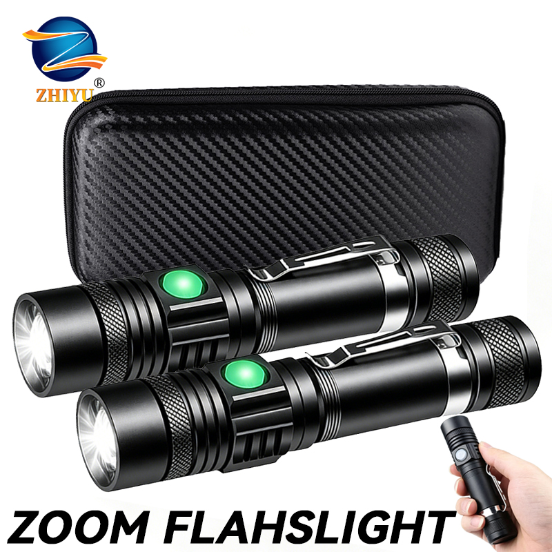 T6 LED Rechargeable Flashlight - مراجعة Outdoor Lighting Panel وسعره