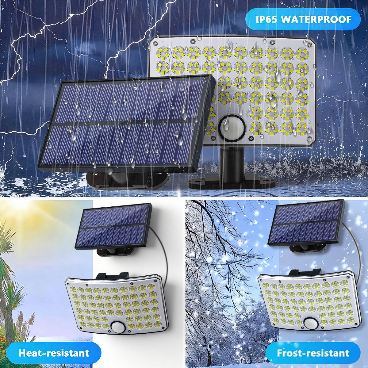282LED Solar Lights Outdoor-2P - مراجعة Outdoor Lighting Dusk To Dawn وسعره