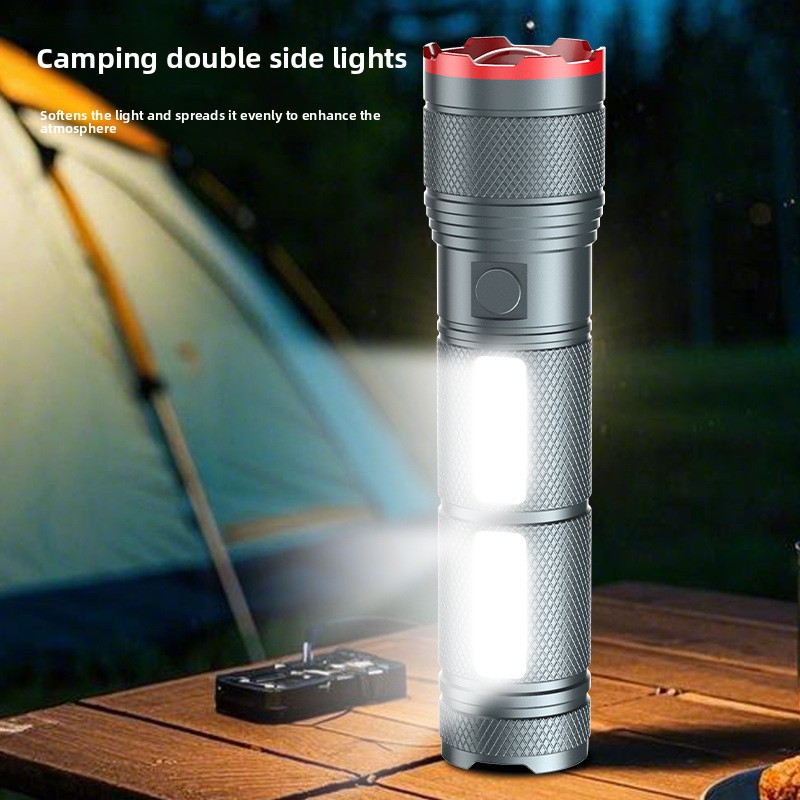 7200mAh Highlight Flashlight C - مراجعة Outdoor Lighting Rechargeable وسعره
