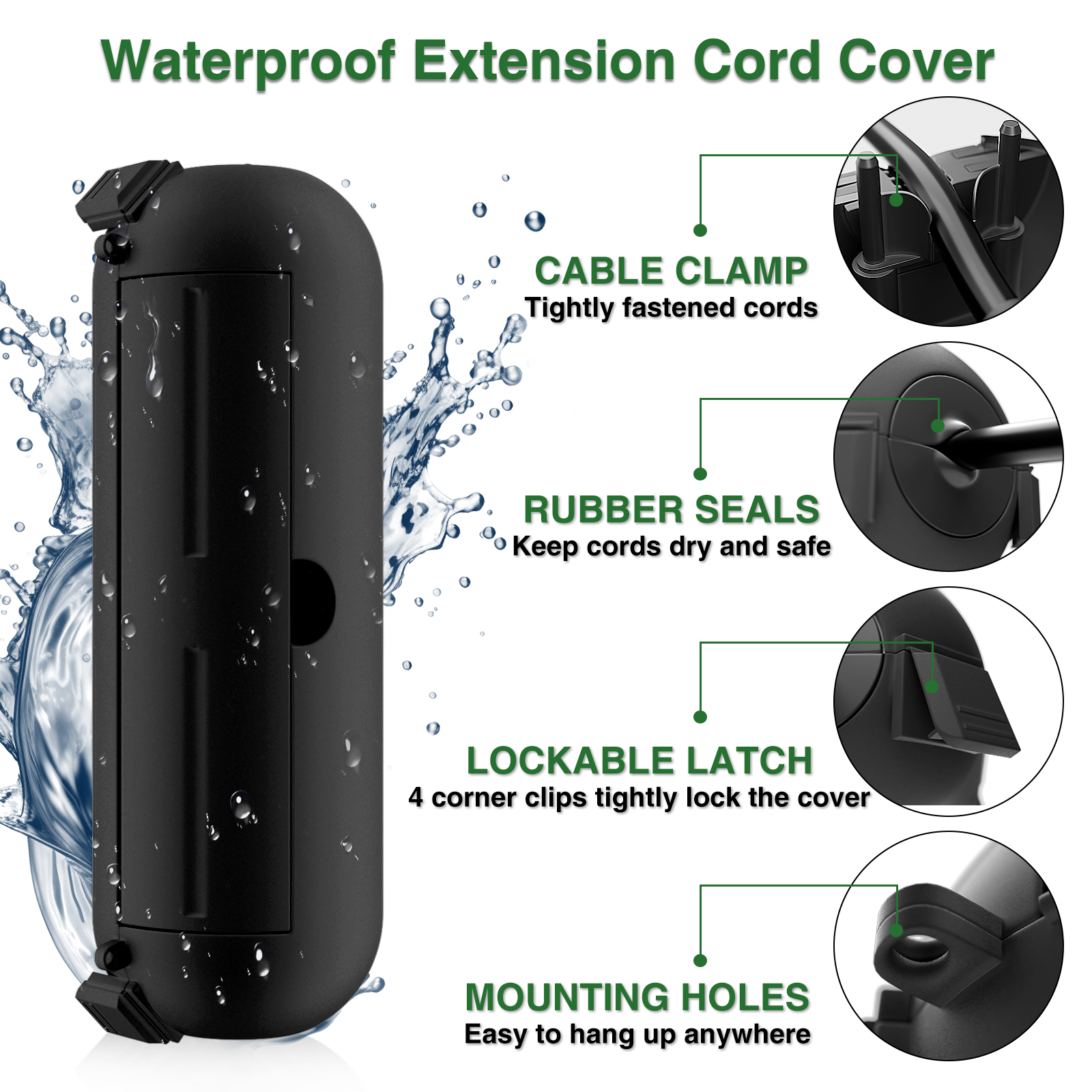 Weatherproof Outdoor Extension - مراجعة Outdoor Lighting With Outlet وسعره