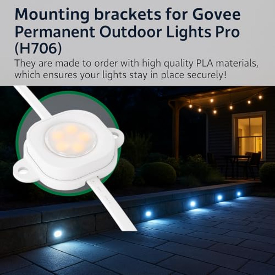 Mounting Clips for Govee Perma - مراجعة Outdoor Lighting Govee وسعره