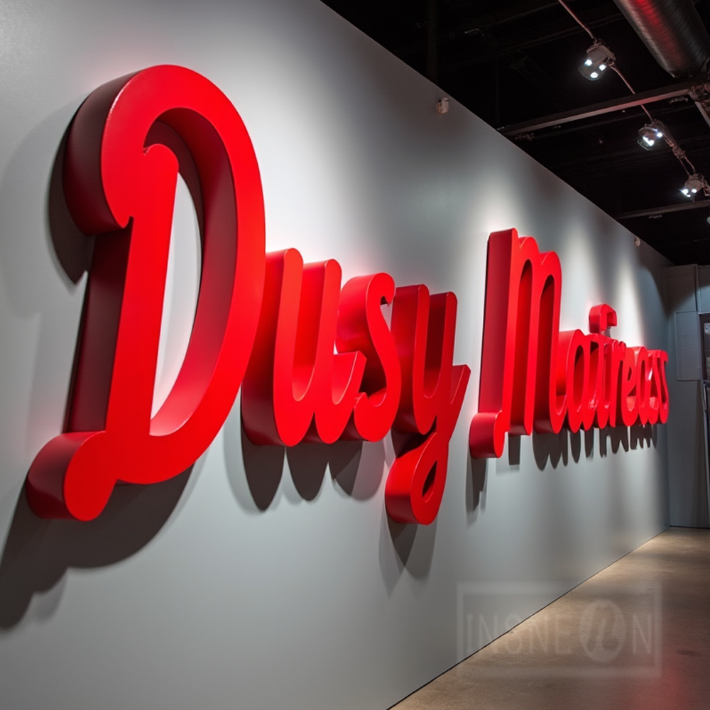 Custom Metal LED Sign Wall Log - مراجعة Outdoor Lighting Company وسعره