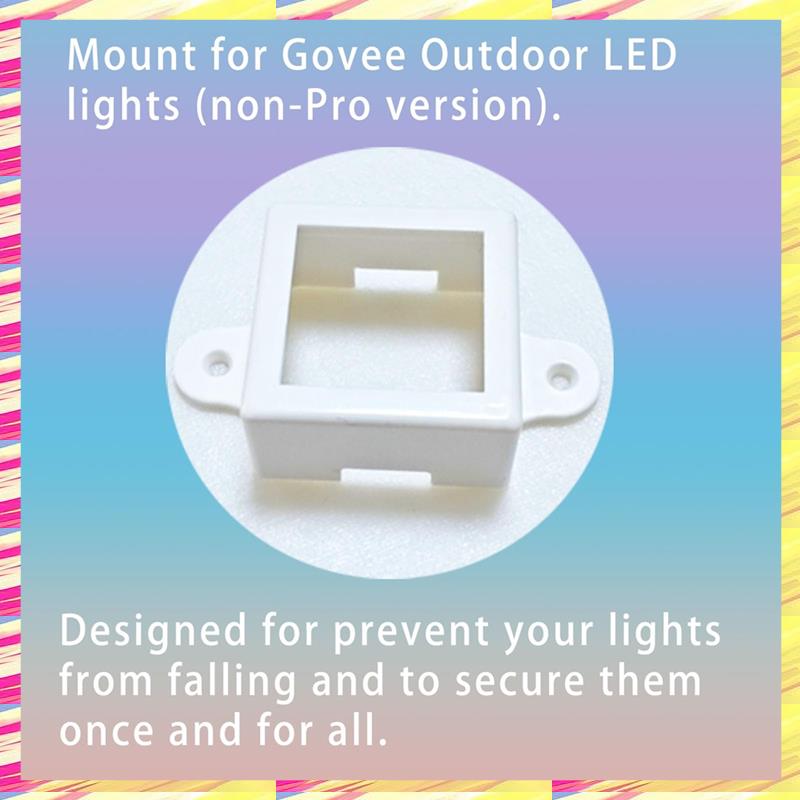ABJJ 40 Pcs Mount For Govee Ou - مراجعة Outdoor Lighting Govee وسعره