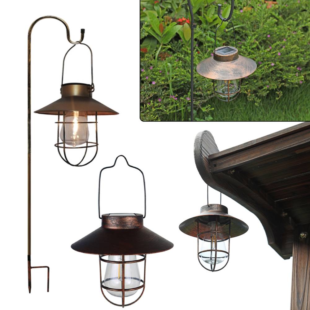 Solar Retro Camping Lantern Wa - مراجعة Outdoor Lighting Chandelier وسعره