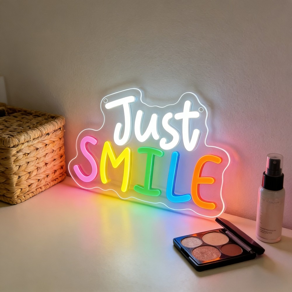 Just Smile LED Neon Sign for H - مراجعة Outdoor Lighting Quotes وسعره