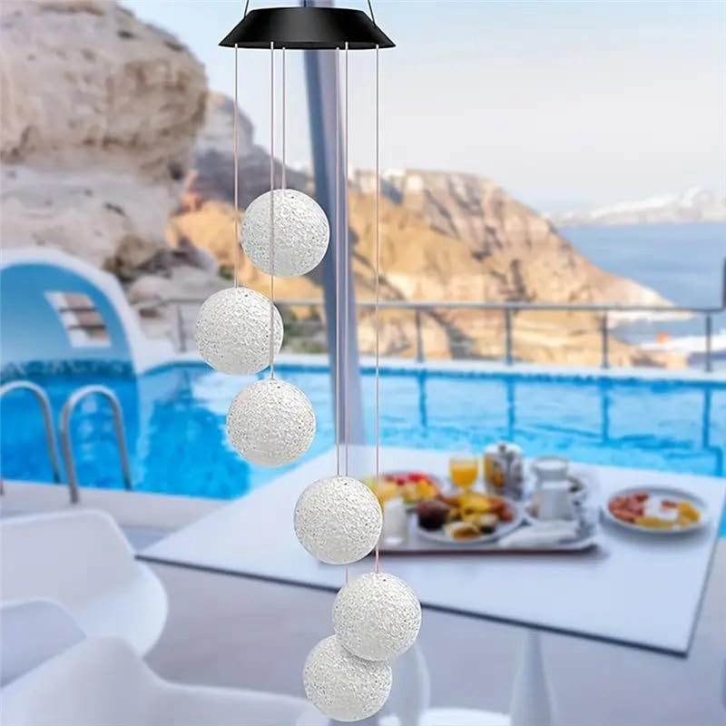 【Hot Selling】Solar Wind Chime  - مراجعة Outdoor Lighting Chandelier وسعره
